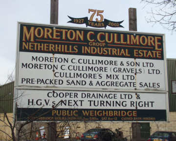 Morton Cullimore sign - Frampton