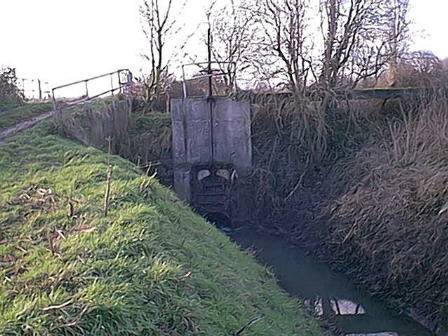 deep drain under Frome